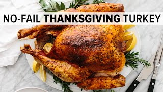 EASY THANKSGIVING TURKEY  how to cook and carve the BEST turkey recipe [upl. by Uliram656]