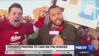 College Game Day in Bloomington [upl. by Ahsinoj505]