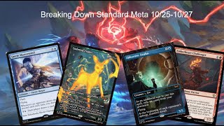 MTG Standard Meta Breakdown 10251027 [upl. by Arreip629]