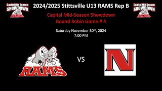 U13 RAMS  MidSeason Showdown  Round Robin Game 4  Nepean Raiders [upl. by Haneehs]