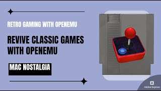 How to play retro games on the mac  OpenEmu [upl. by Nitsua679]