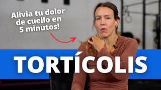 Técnica para aliviar tu dolor de cuello en 5 minutos  Para Tortícolis y dolor de cuello [upl. by Llenahs619]