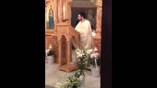 Fr George Anastasiou Holy Friday Evening Gospel Reading [upl. by Kostival]