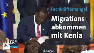 Fachkräftemangel Migrationsabkommen mit Kenia  BR24 [upl. by Sybil126]