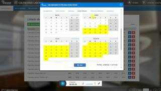 Calendario Laboral Configuración [upl. by Lela]