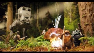 Star Wars Battle of Endor Forest Diorama  MAKING OF [upl. by Karissa862]