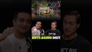 Antiaging diet reverse your agebrayn johnson📈 podcast shorts [upl. by Nosremaj]