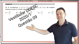 Vestibular UDESC Questão 09 MATEMÁTICA [upl. by Hachmin]