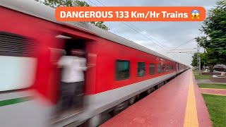 DANGEROUS 133 KmHr Trains Crushing Through 🔥 South Eastern Railways ❗️ [upl. by Lamag]