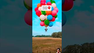 brbeast in sky🎈 ballooning balloon genderreveal golf hotairballoon balloon ball mrbeast [upl. by Moffitt]