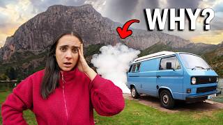 WHY is this HAPPENING Van life TROUBLE in Europe [upl. by Annairda920]