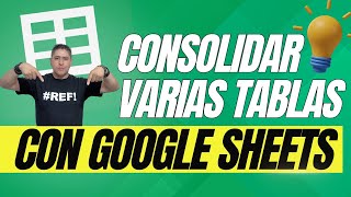 Cómo Consolidar Varias Tablas en Google Sheets  Tutorial Paso a Paso googlesheets query [upl. by Ahsikahs]