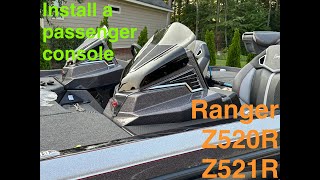 Ranger Z521R Passenger Console Install SD 480p [upl. by Davis]