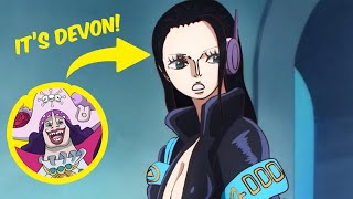 In One Piece Chapter 1090 Catarina Devon disguises herself as Nico Robin and Jewelry Bonney [upl. by Sou53]