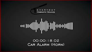 Car Alarm Horn  HQ Sound Effect [upl. by Sunev]