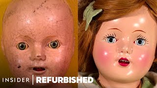 How A 1920s Effanbee Doll Is Professionally Restored  Refurbished [upl. by Cychosz]