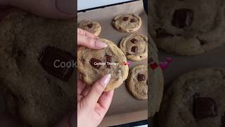 Lets make Cookies 🍪🍫✨️ cookies cookiedough cookie baking bakingtherapy sad love [upl. by Borreri]