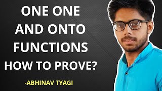 One One and Onto Functions  Prove One One and Onto  In Hindi [upl. by Cozmo779]