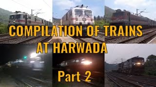 Compilation of Trains at Harwada Part 2 [upl. by Simons]