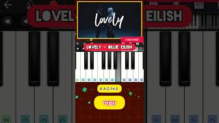 How to play  Lovely  Billie Eilish ft Khalid  Piano Tutorial  Walkband shorts tiktok piano [upl. by Bautram]