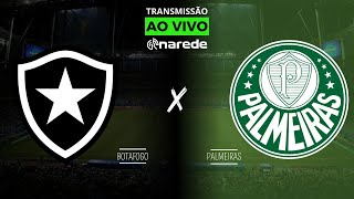 BOTAFOGO X PALMEIRAS AO VIVO DIRETO DO NILTON SANTOS  TRANSMISSÃƒO BRASILEIRÃƒO 2024 [upl. by Frazer]