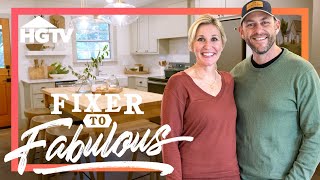 Outdated Home Refreshed with Modern Farmhouse Renovation  Fixer to Fabulous  HGTV [upl. by Hayidan]