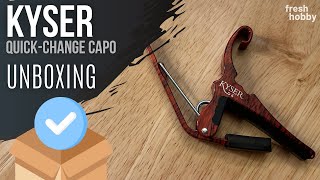 KYSER QuickChange Capo Unboxing [upl. by Elijah]