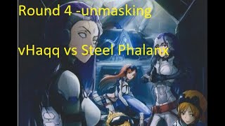 Infinity Battle Report Round 4 Unmasking vHaqq vs Steel Phalanx [upl. by Ennovi784]