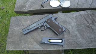 Swiss Arms P1911 CO2 laadimine ja laskmine [upl. by Reckford]