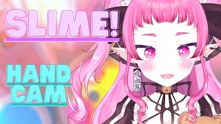 VTUBER PLAYS WITH SLIME Hand Reaveal [upl. by Volney]