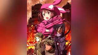 Sword Art Online Alternative Gun Gale Online Opening Ryuusei Eir Aoi Full [upl. by Screens]