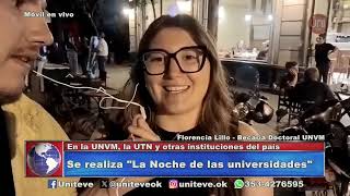 En vivo desde el rectorado por la Noche de las Universidades [upl. by Josephina]