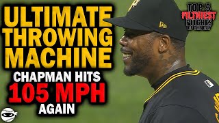 The Pitch of the Year Chapman throws the fastest Backwards K in History [upl. by Ymmot678]