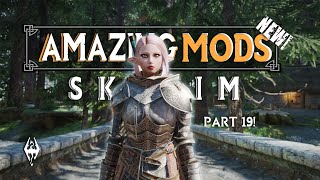 12 NEW Amazing Skyrim Mods [upl. by Annoled]