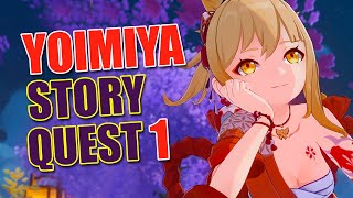 Dreamlike Timelessness  Yoimiya Story Quest Act 1  Genshin Impact [upl. by Dorisa]