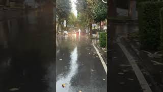 In Liguria Italy persistent rain occurred causing severe flooding shorts [upl. by Rosco]