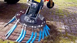 World Amazing Modern Street Sweeper Machines Fastest Road Construction Clean Equipment [upl. by Judsen]