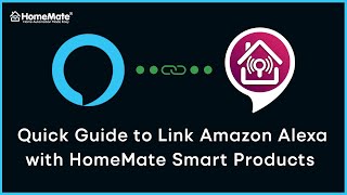 Quick Guide to Link Amazon Alexa with HomeMate Smart Products [upl. by Anilorac]