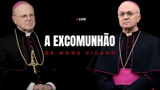 Arcebispo Viganò EXCOMUNGADO  Live Completa com Dom Sanborn [upl. by Anirba833]