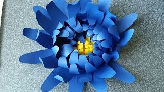 How to make Amy chrysanthemum flower Giant Paper flower [upl. by Hayman]