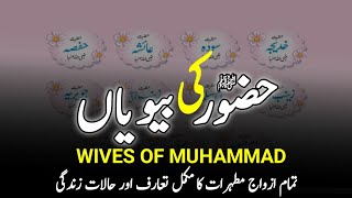 11 Wives Of Prophet Muhammad SAW  رسول اللہﷺ کی بیویاں  Marriages Of Muhammad SAW INFO at ADIL [upl. by Sirc]