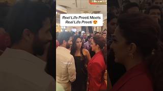 Kiara Advani MEETS Shahid Kapoor amp Mira Rajput 😍  shorts trending bollywood kabirsingh [upl. by Gayn340]