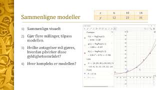 S2  Modeller  Konstant og eksponentiell vekst [upl. by Yhtak]