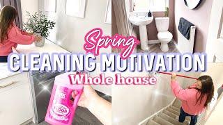 SPRING CLEAN WITH ME CLEANING MOTIVATION  WHOLE HOUSE CLEANING  CLEAN WITH ME UK ✨ [upl. by Llewol]