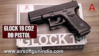 Umarex Glock 19 co2 BB pistol by Airsoft gun india [upl. by Dnomsad]