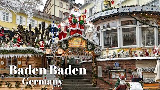 Virtual tour of Christmas Baden Baden 🇩🇪 Germany [upl. by Thoer]