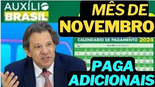 PAGAMENTOS DO AUXÍLIO BRASIL DE NOVEMBRO PAGAM R650 R900 e até R1050 EM NOVEMBRO COM ADICIONAIS [upl. by Schiff]