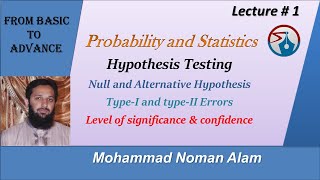 Hypothesis testingNull and Alternative hypothesis [upl. by Linden]