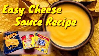 EASY CHEESE SAUCE RECIPE FOR NACHOS amp SAMGYUP  CHEESE SAUCE DIP RECIPE [upl. by Margret]