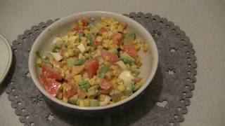 Salade Davocat Recette Maisonsalada food good [upl. by Ebert970]